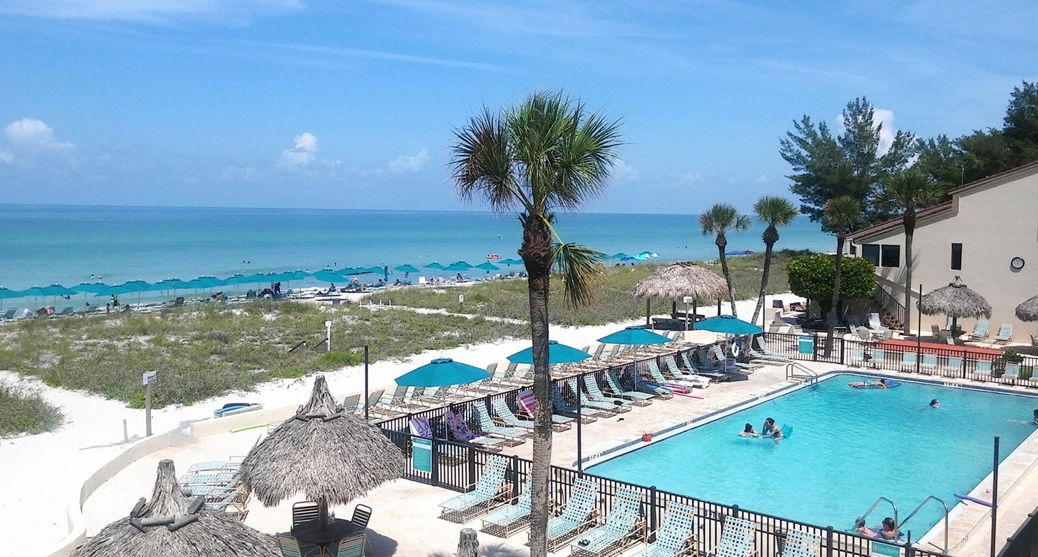 Casa Del Mar beachfront resort setting
